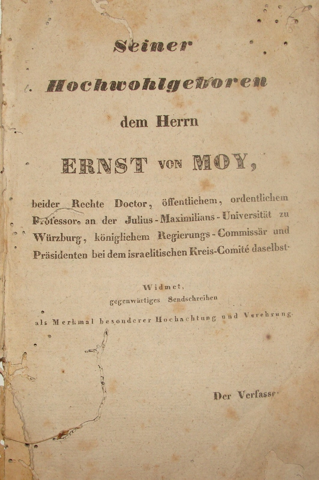 Germany RARE Jewish Judaica Antique 1836 Hermann Stern Das Israelitenthum German