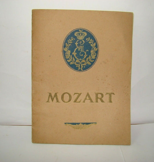 MOZART play by Sacha Guitry in Théâtre Édouard VII Paris France 1925 program ad