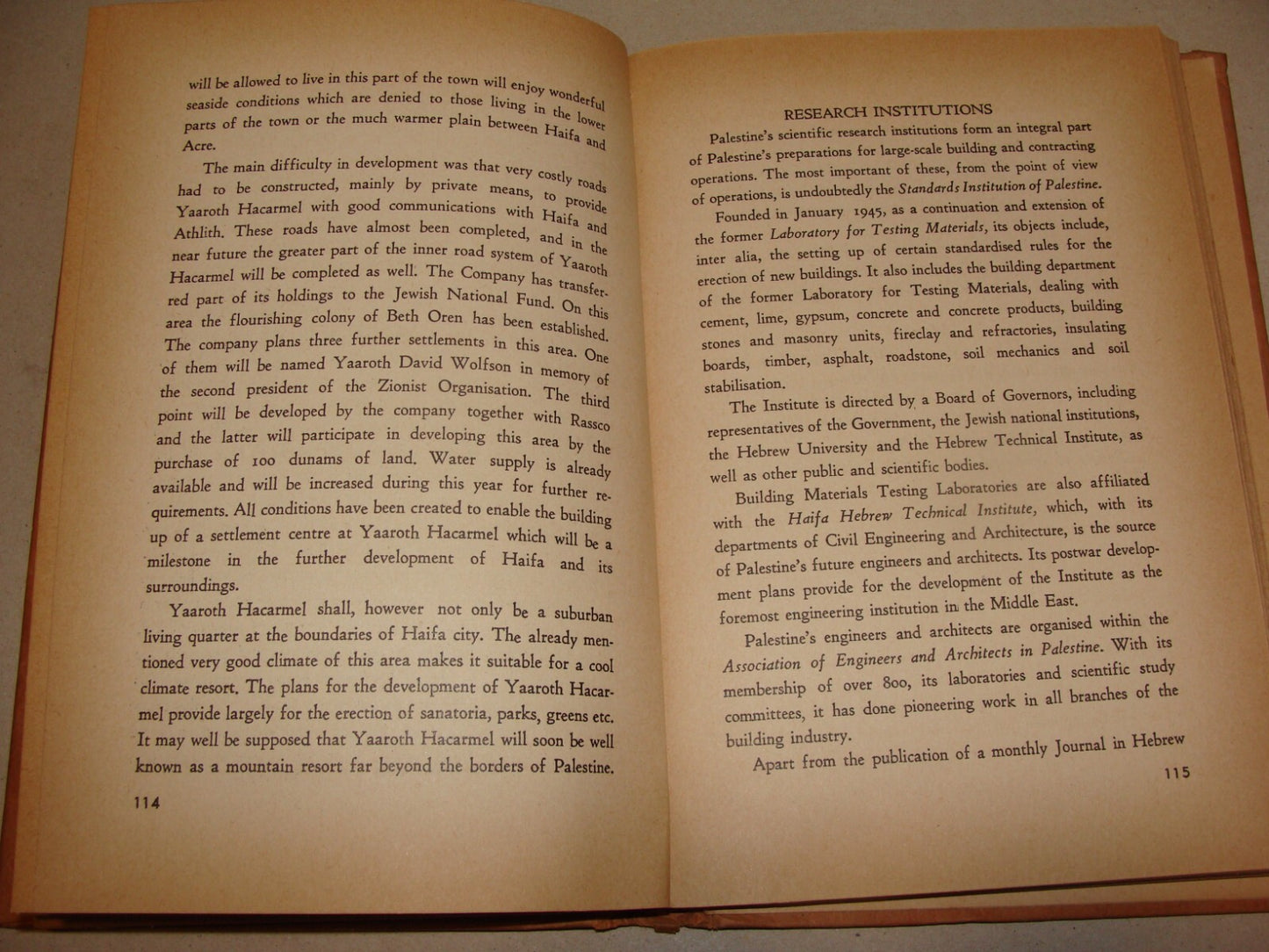 Book Jewish 1946 HOUSING AND MORTGAGE CREDIT IN PALESTINE Israel Legal Finance