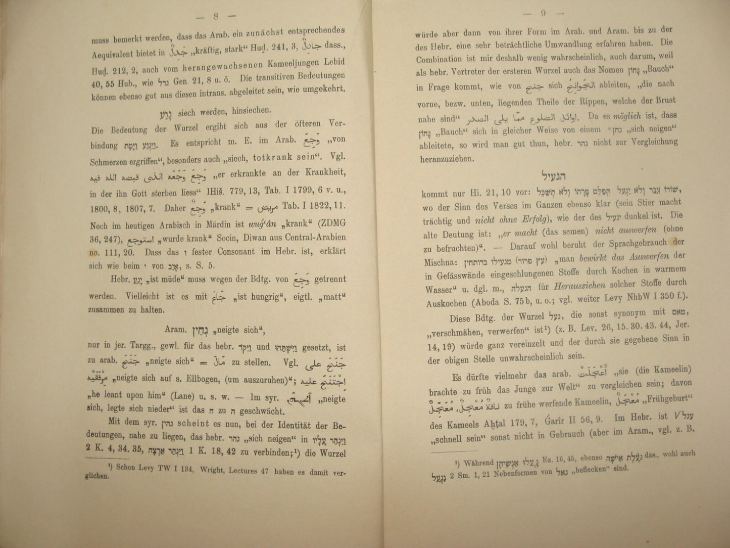Germany Jewish Judaica Antique 1902 German   Leipzig Hebrew Aramic Lexicon Barth