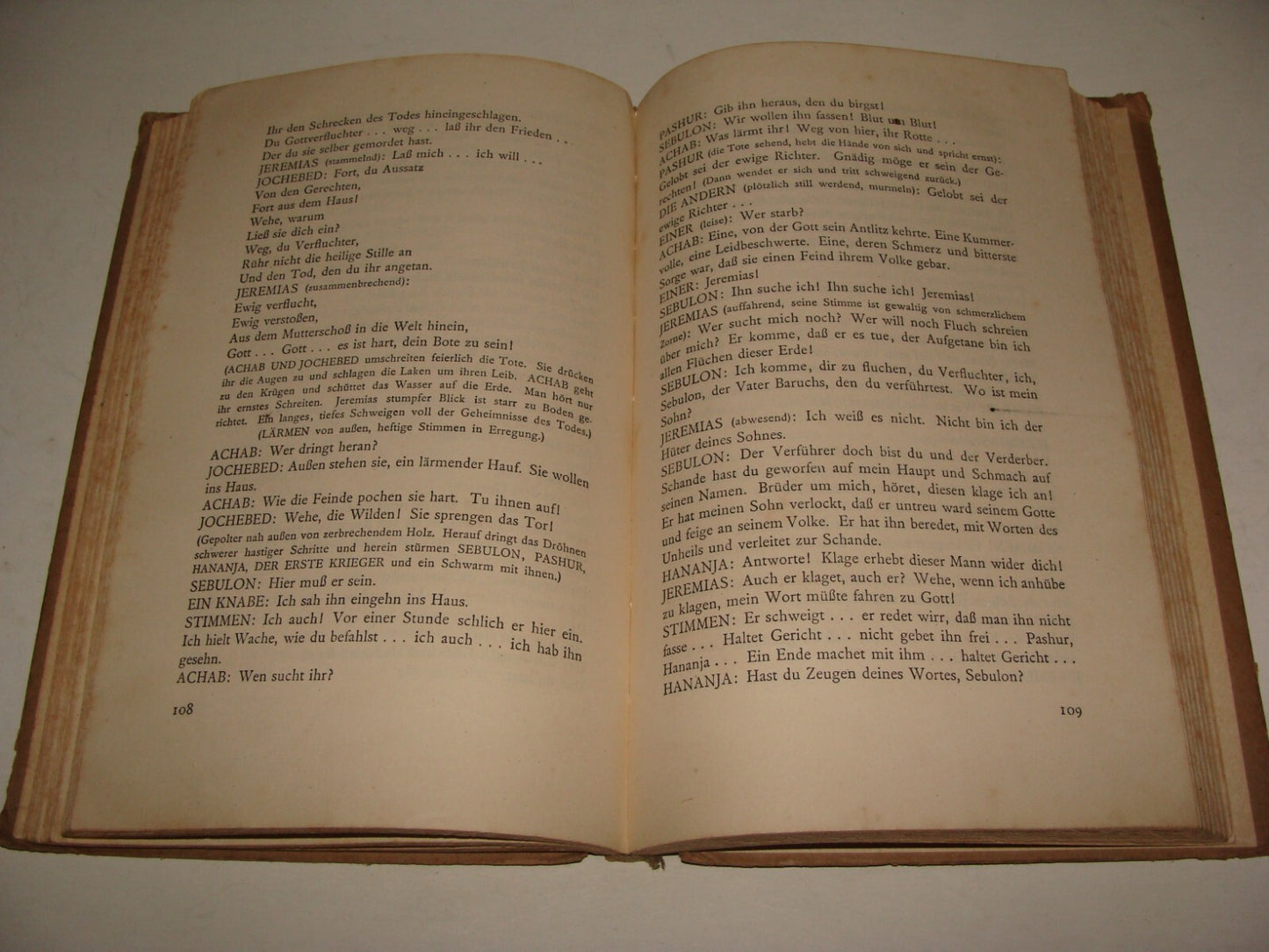 Germany Book Jewish Judaica German Leipzig 1919 Stefan Zweig Jeremias