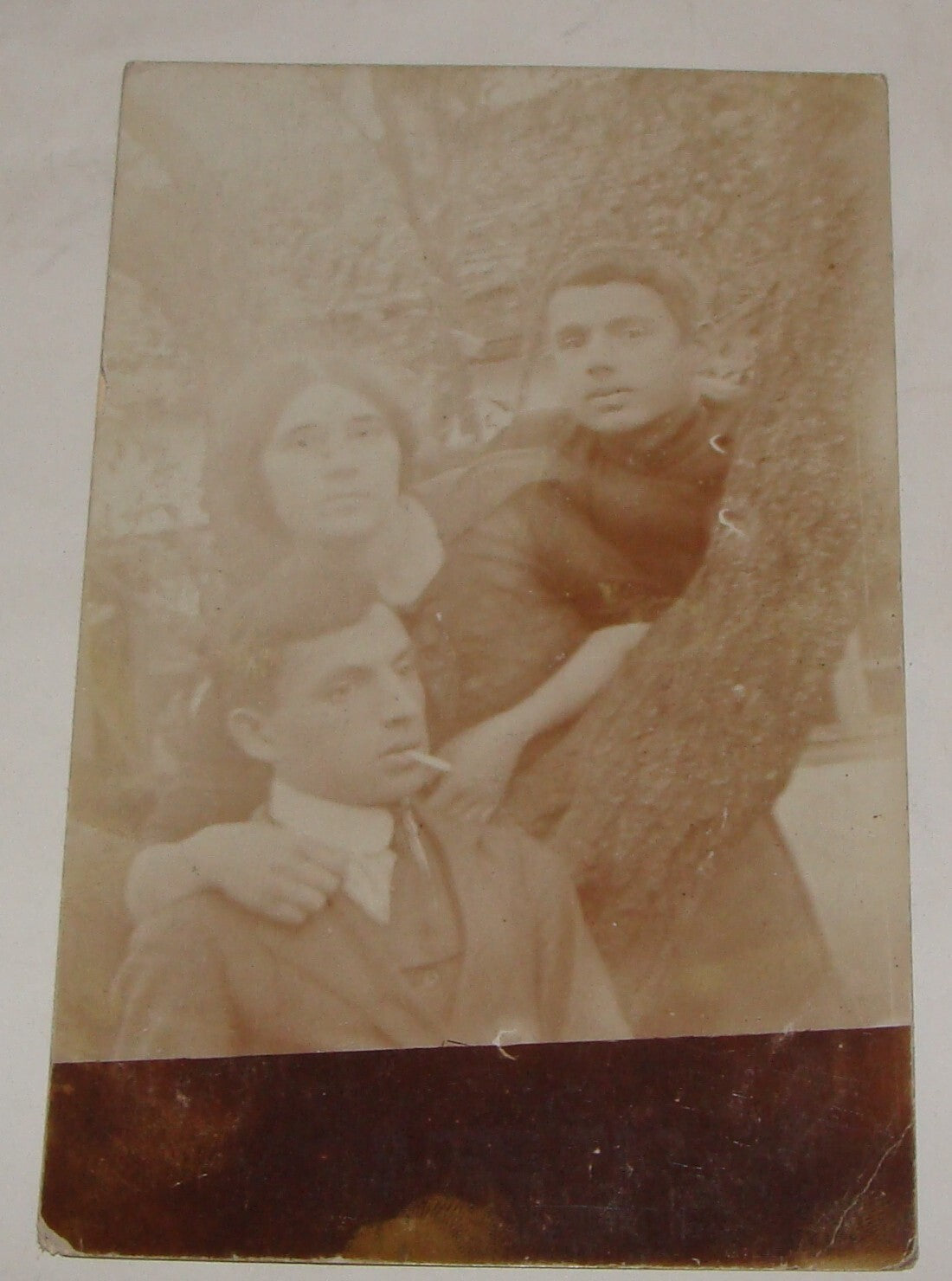 Photo Jewish Card Judaica Poland ? 1920s Postcard Yiddish Letter New Year