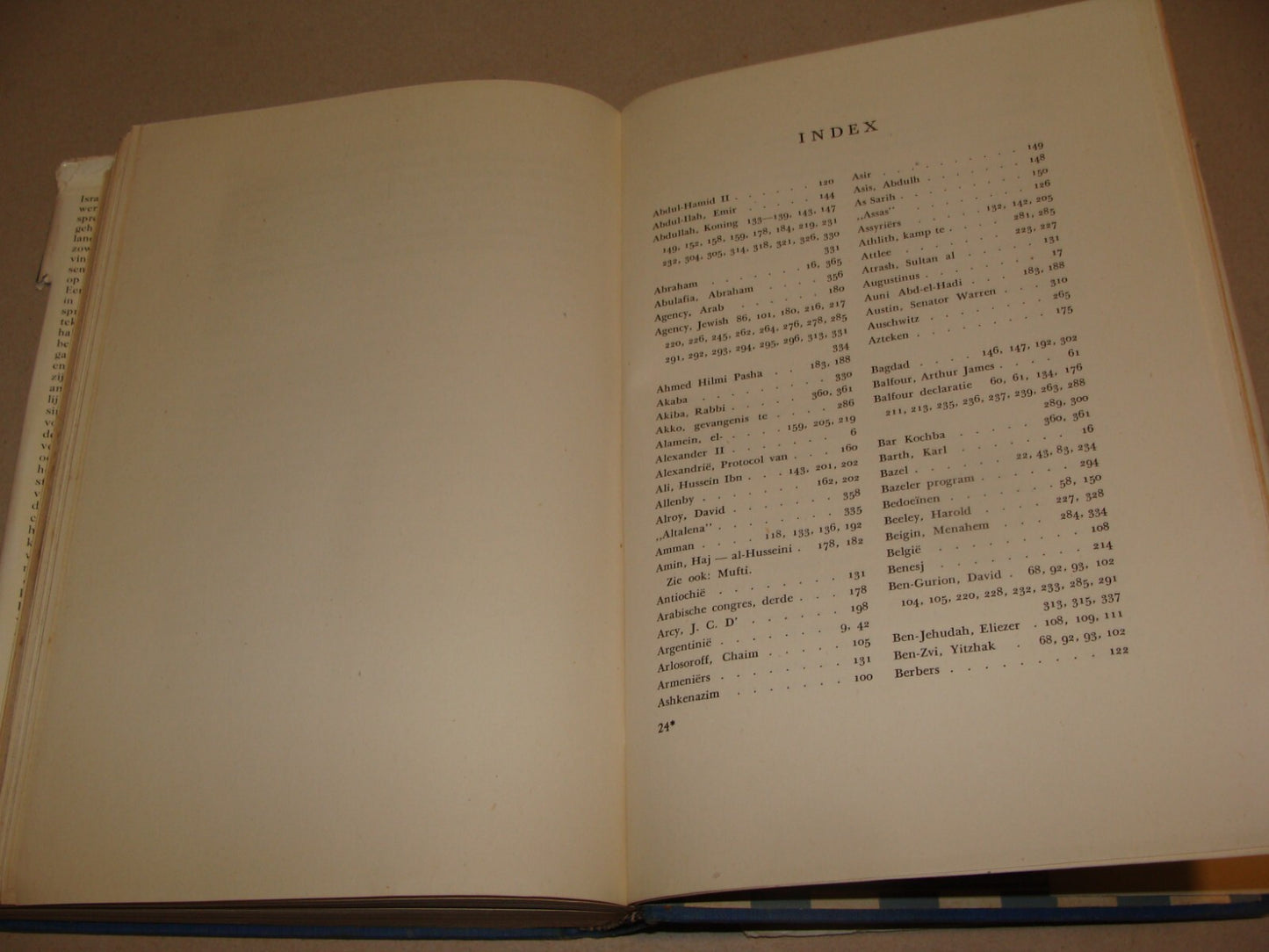 Book Jewish Judaica 1949 ISRAEL Dutch Netherlands Amsterdam Zionism Herzl