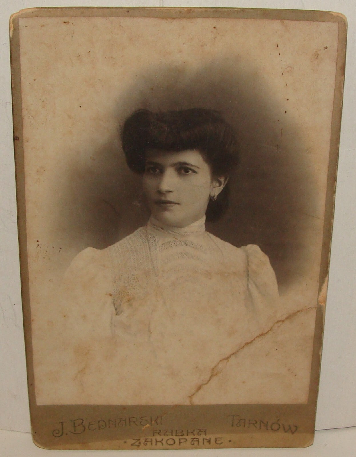 Photo Jewish Judaica Antique Cabinet Poland Tarnow J. Bednarski