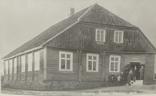 Photo Print, Jewish Judaica Lithuania Bierze Beth Midrash Synagogue 1930s