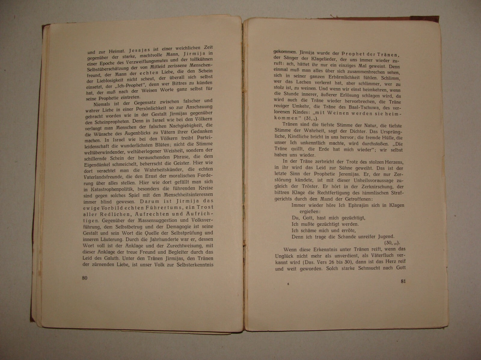 Germany Book Jewish Judaica Rabbi Joseph Carlebach Grossen Propheten German 1932