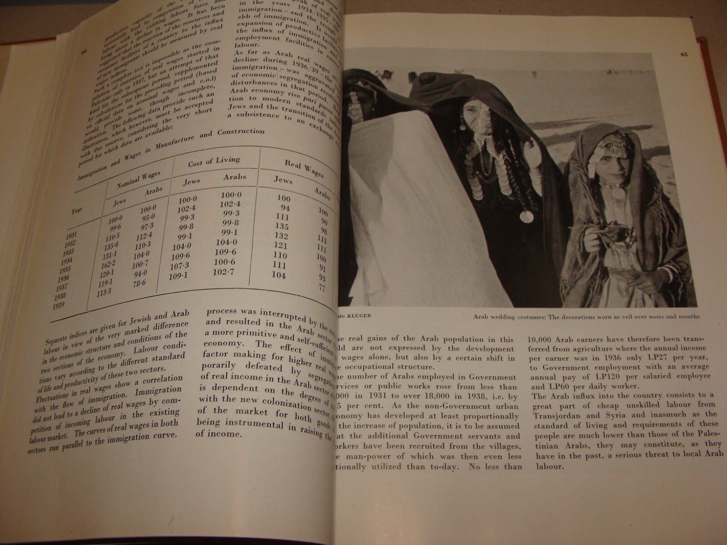 Book Jewish 1946 PALESTINE ECONOMIC FUTURE Book Israel Zionist London Zionism