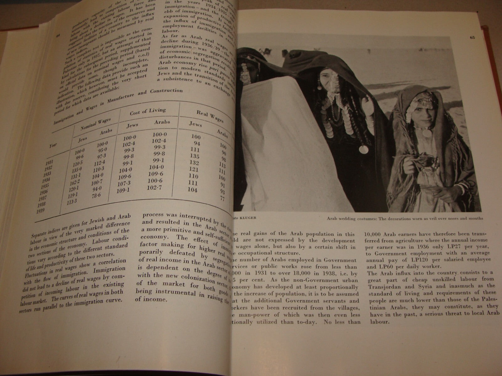 Book Jewish 1946 PALESTINE ECONOMIC FUTURE Book Israel Zionist London Zionism