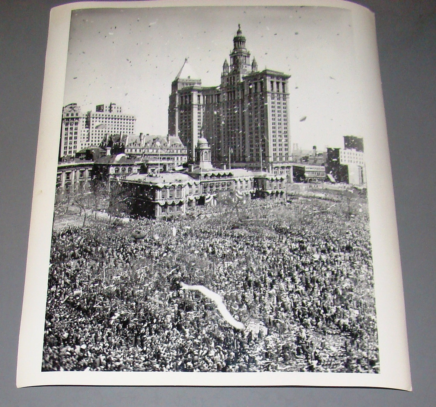 Press photo general Douglas MacArthur Reception US Army NYC 1951 Korea war ww2