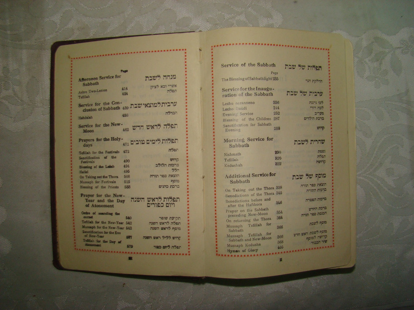 Book Jewish Judaica Rabbi Schaare Tephillah Daily Prayer שערי תפלה Vienna 1935