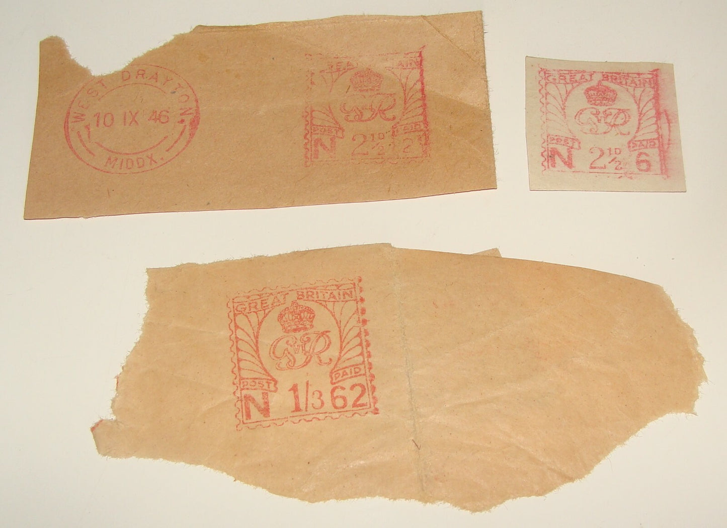 BRITAIN 1946 Stamp Cover Lot Collection