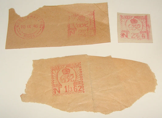 BRITAIN 1946 Stamp Cover Lot Collection