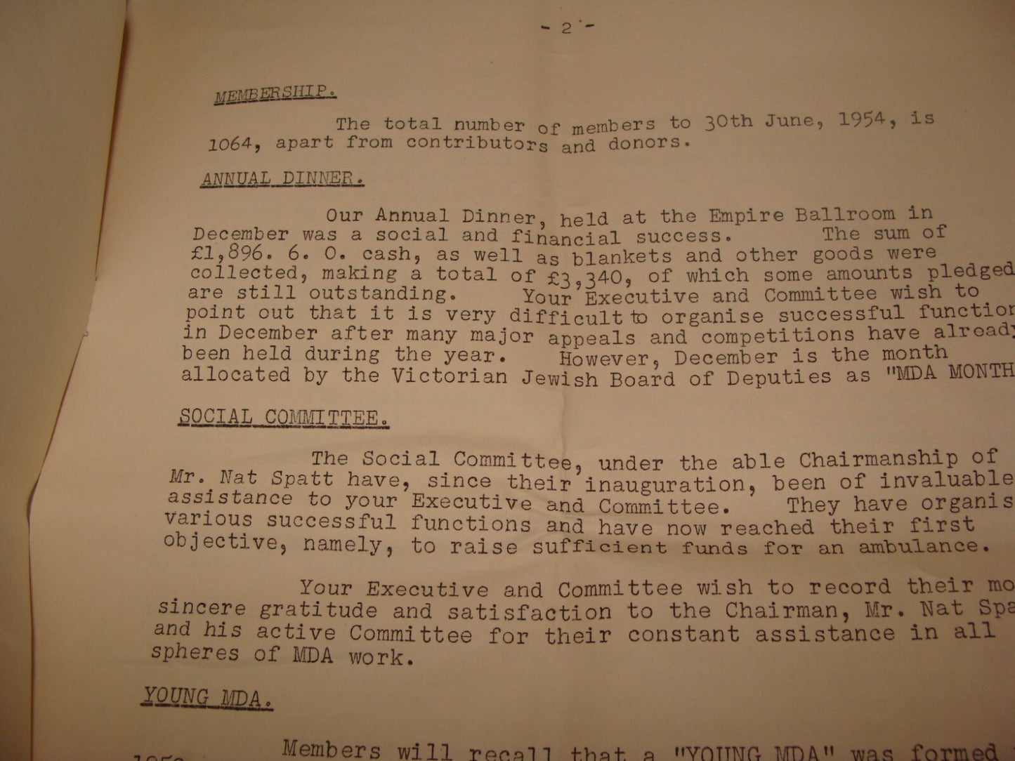 Ad Jewish Judaica Australia 1950s Magen David Adom Victorian Division First Aid