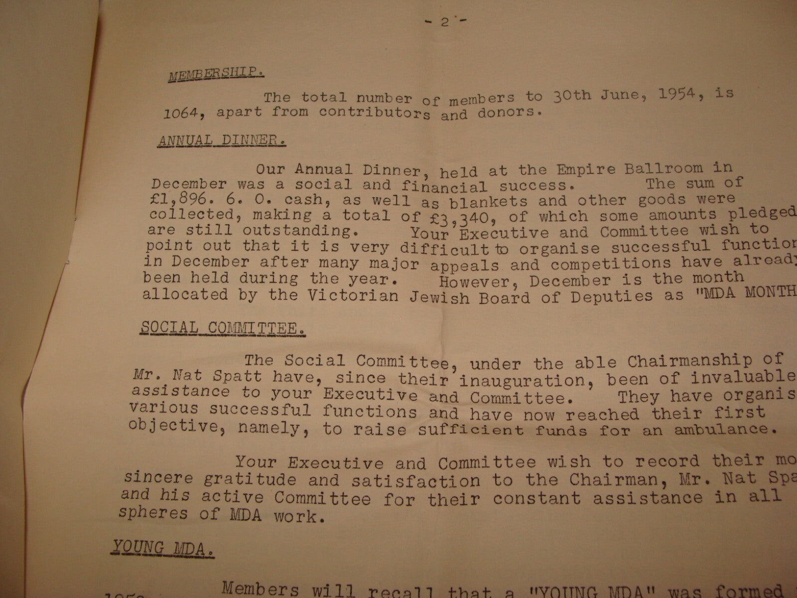 Ad Jewish Judaica Australia 1950s Magen David Adom Victorian Division First Aid