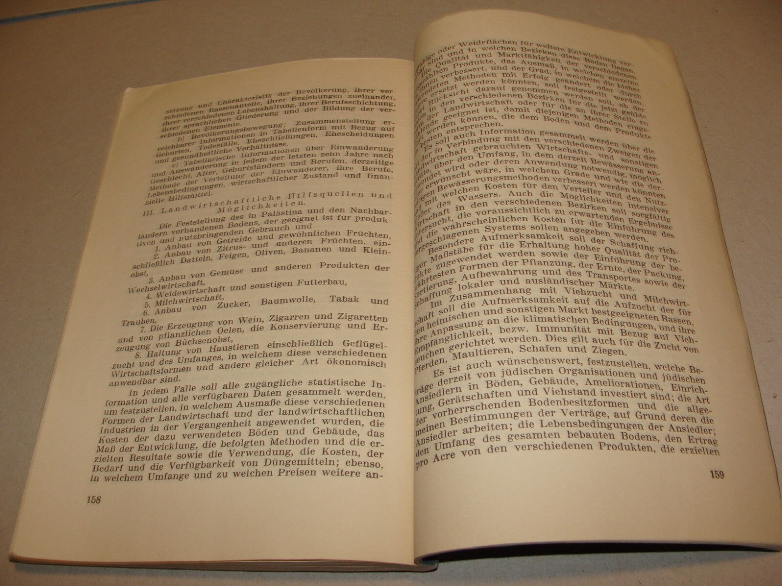 Report Palestine RARE 1928 London Joint Survey Commission German Jewish Zionist