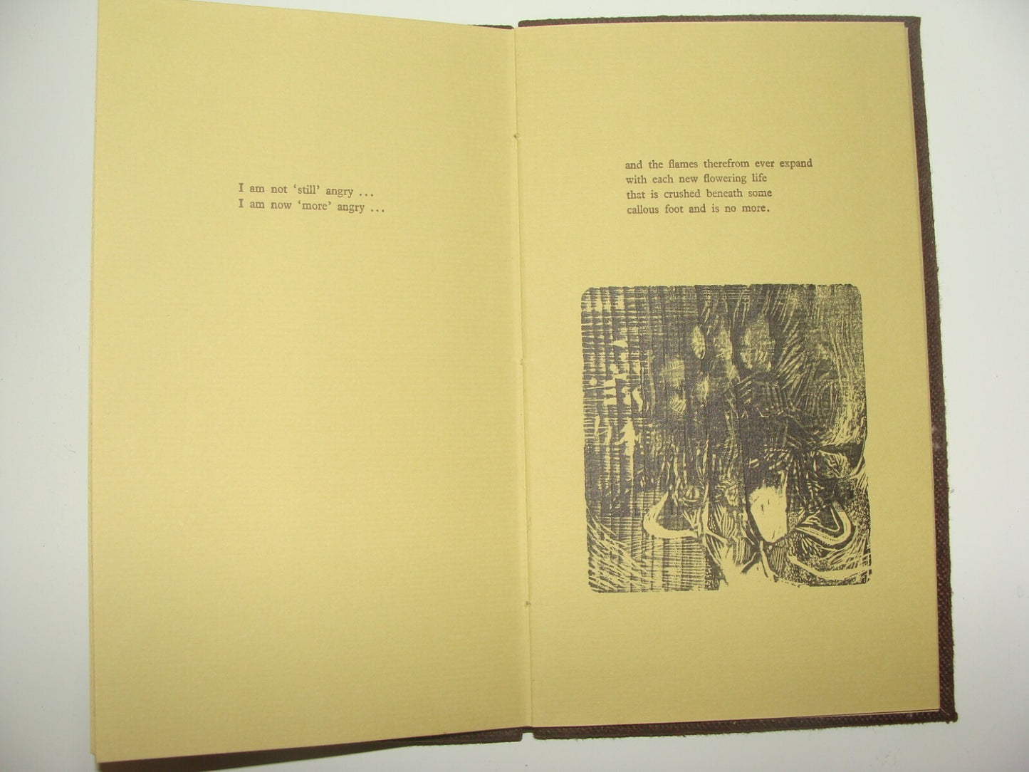 Book Jewish Judaica Rabbi Shmuel Gorr Signed 1968 No Haloes Poetry Art Woodcut