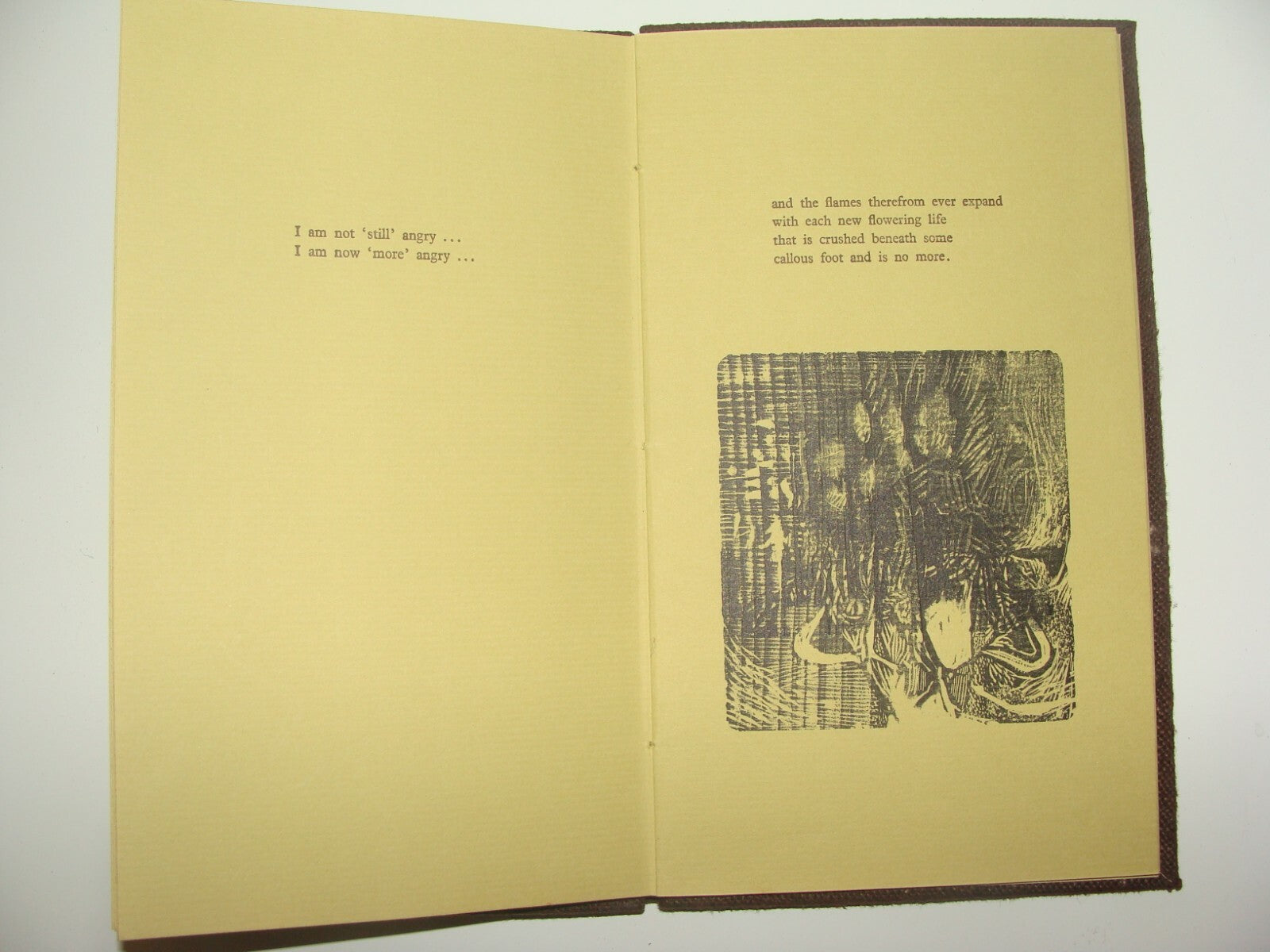 Book Jewish Judaica Rabbi Shmuel Gorr Signed 1968 No Haloes Poetry Art Woodcut