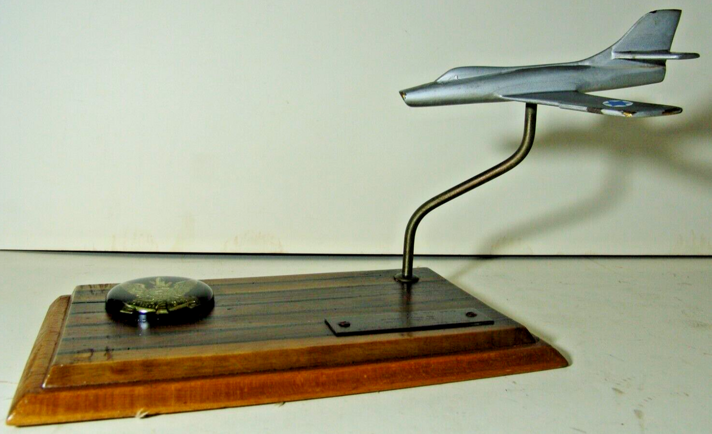 Israel Army RARE Jewish Judaica Israeli Military Air Force Plane Stand 1963