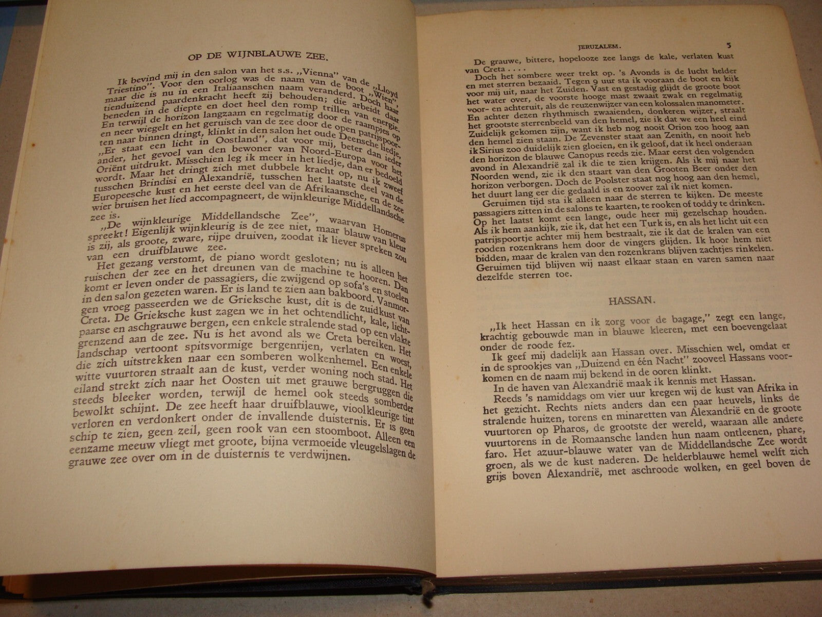 Book Palestine RARE 1925 JERUSALEM Dutch Israel Travel Johannes Jorgensen