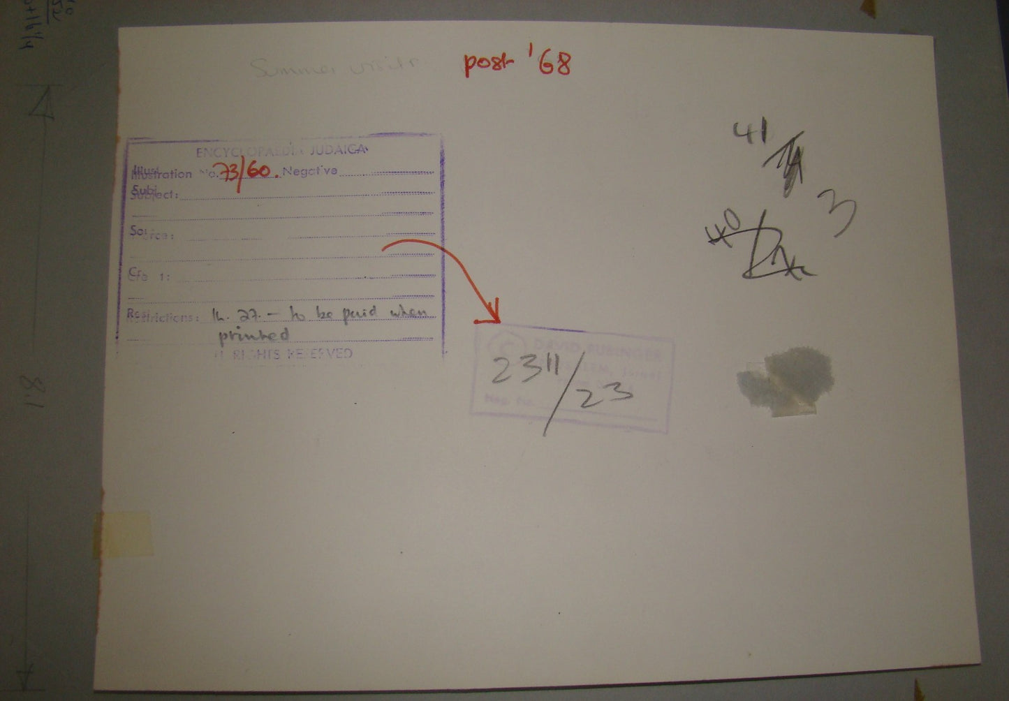 Photo Palestine DAVID RUBINGER Big 1968 Six Day War Arab Refugees Israel Jordan