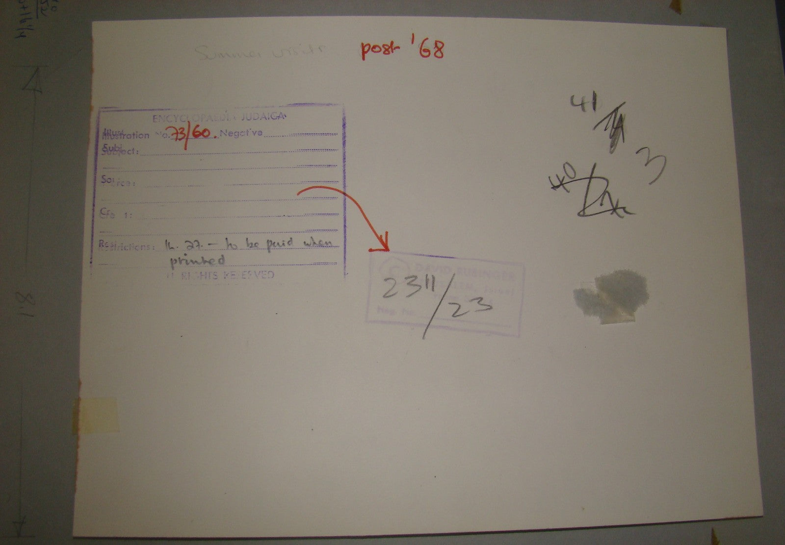 Photo Palestine DAVID RUBINGER Big 1968 Six Day War Arab Refugees Israel Jordan