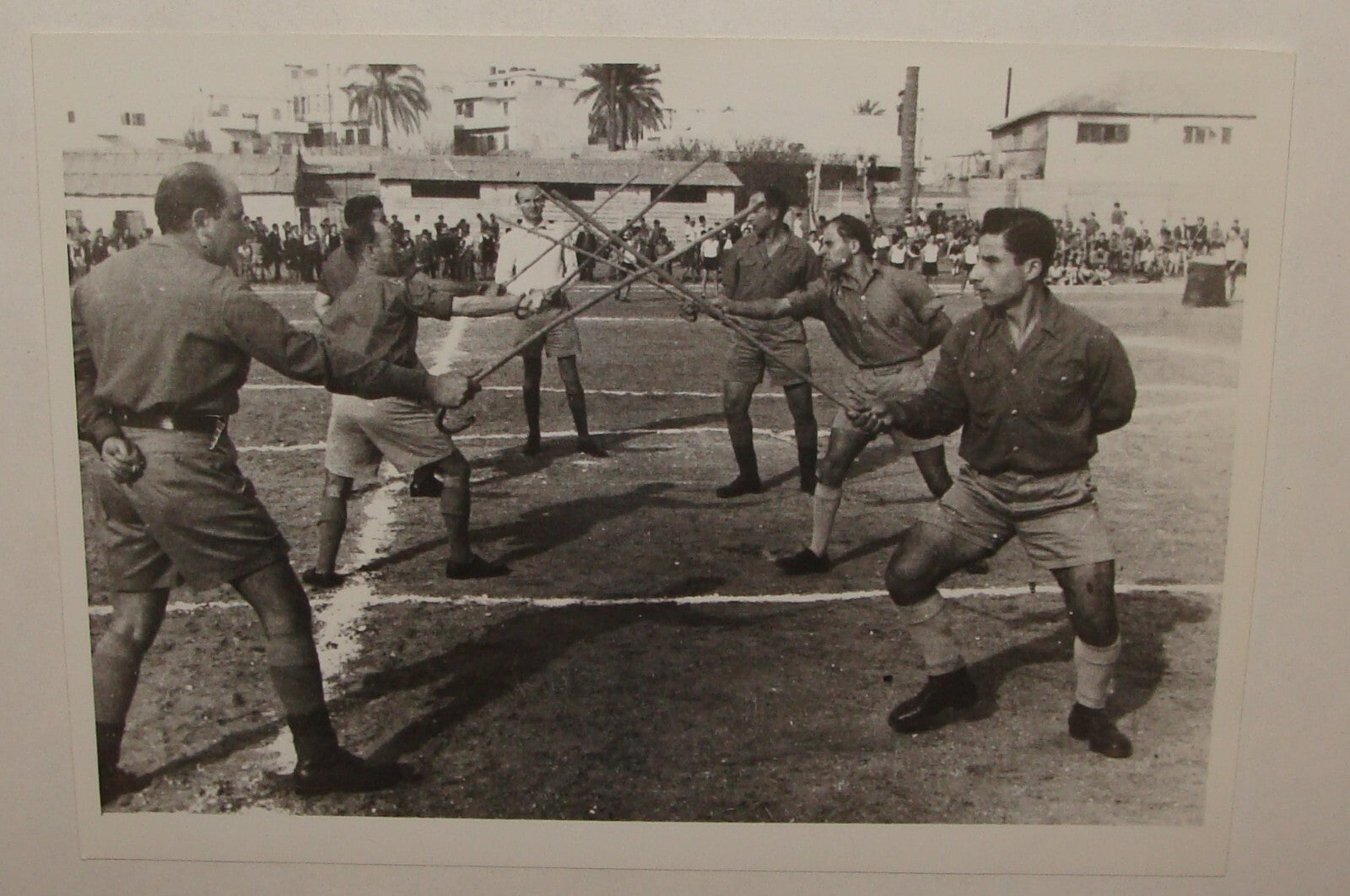 Photo Print, 1940 Palestine Israel Workers Union Hapoel Hebrew Jewish Judaica