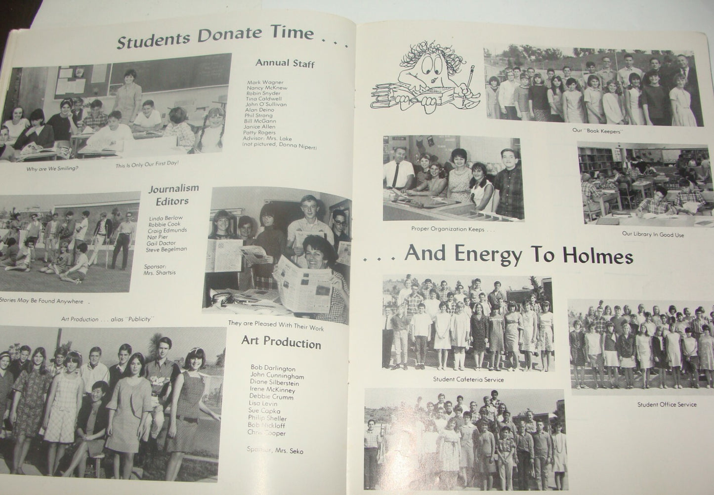 Oliver Wendell Holmes Junior High School The Gavel 1967 Yearbook Hebrew Jewish