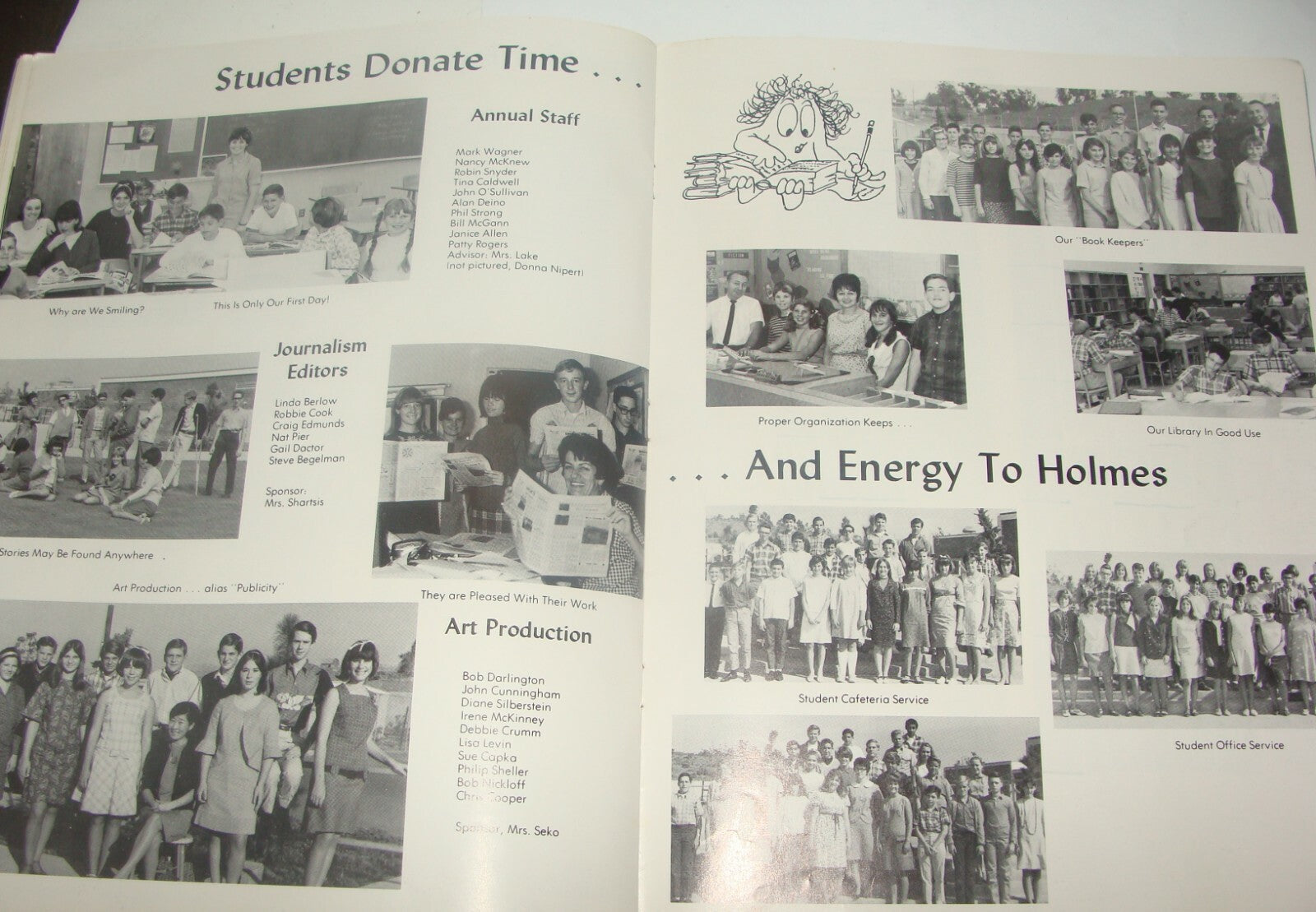 Oliver Wendell Holmes Junior High School The Gavel 1967 Yearbook Hebrew Jewish