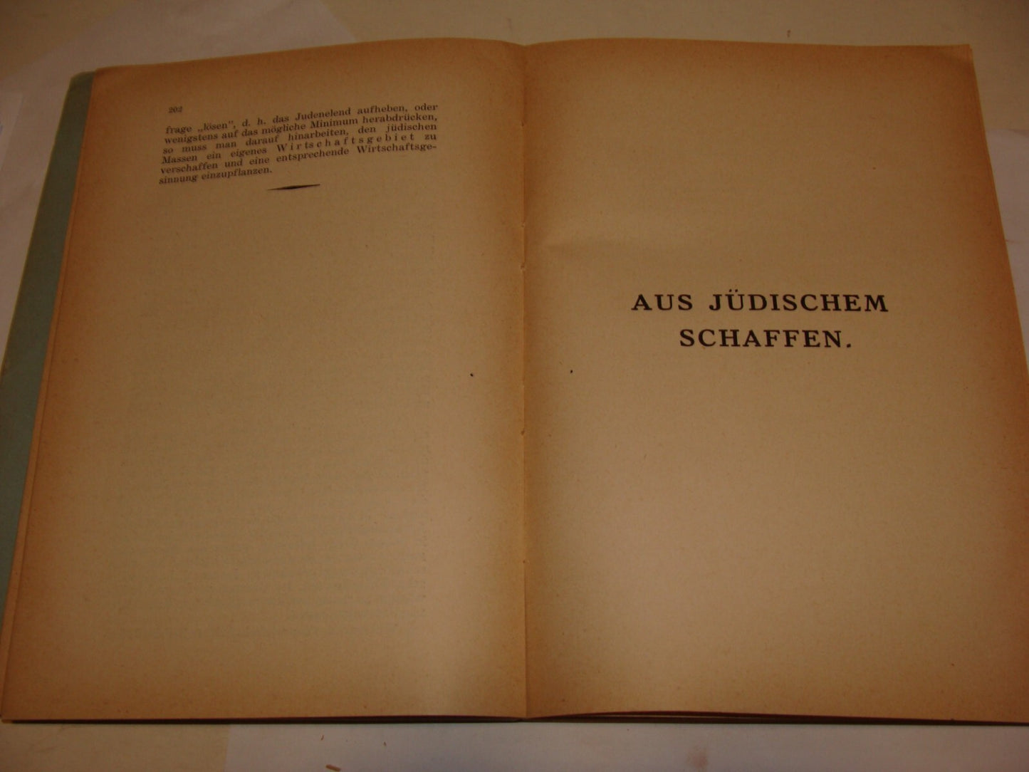 Book Jewish Judaica 1928 National Fund German Czech Prague Zionist Palestine