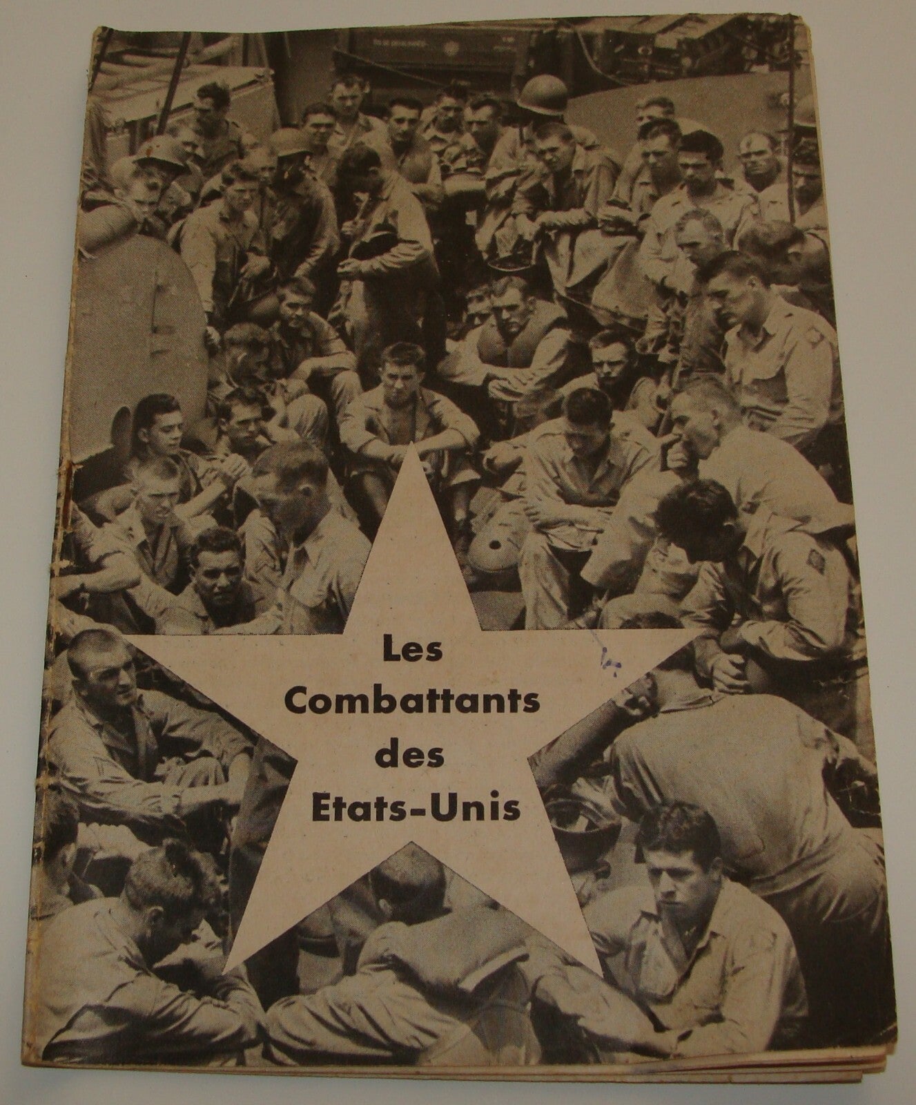 France French World War II Booklet United States Army Military Soldiers
