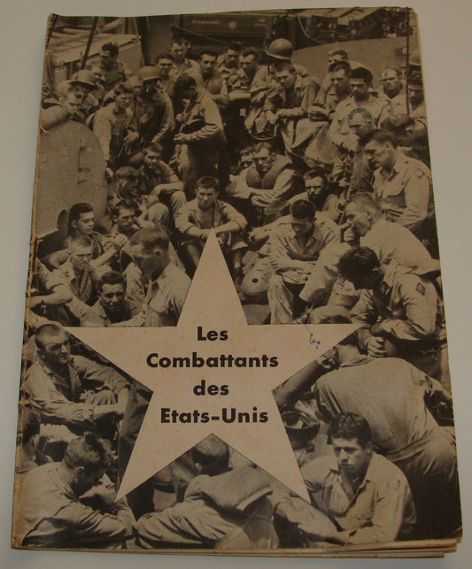 France French World War II Booklet United States Army Military Soldiers