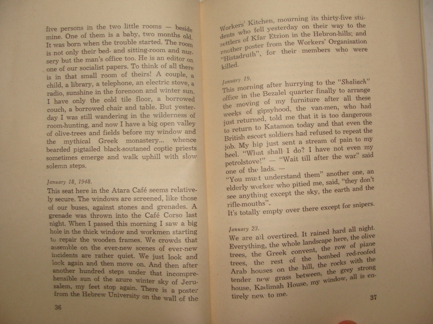 Israel Army Jewish Judaica Israeli Hebrew 1950 JERUSALEM WAR DIARY Independence