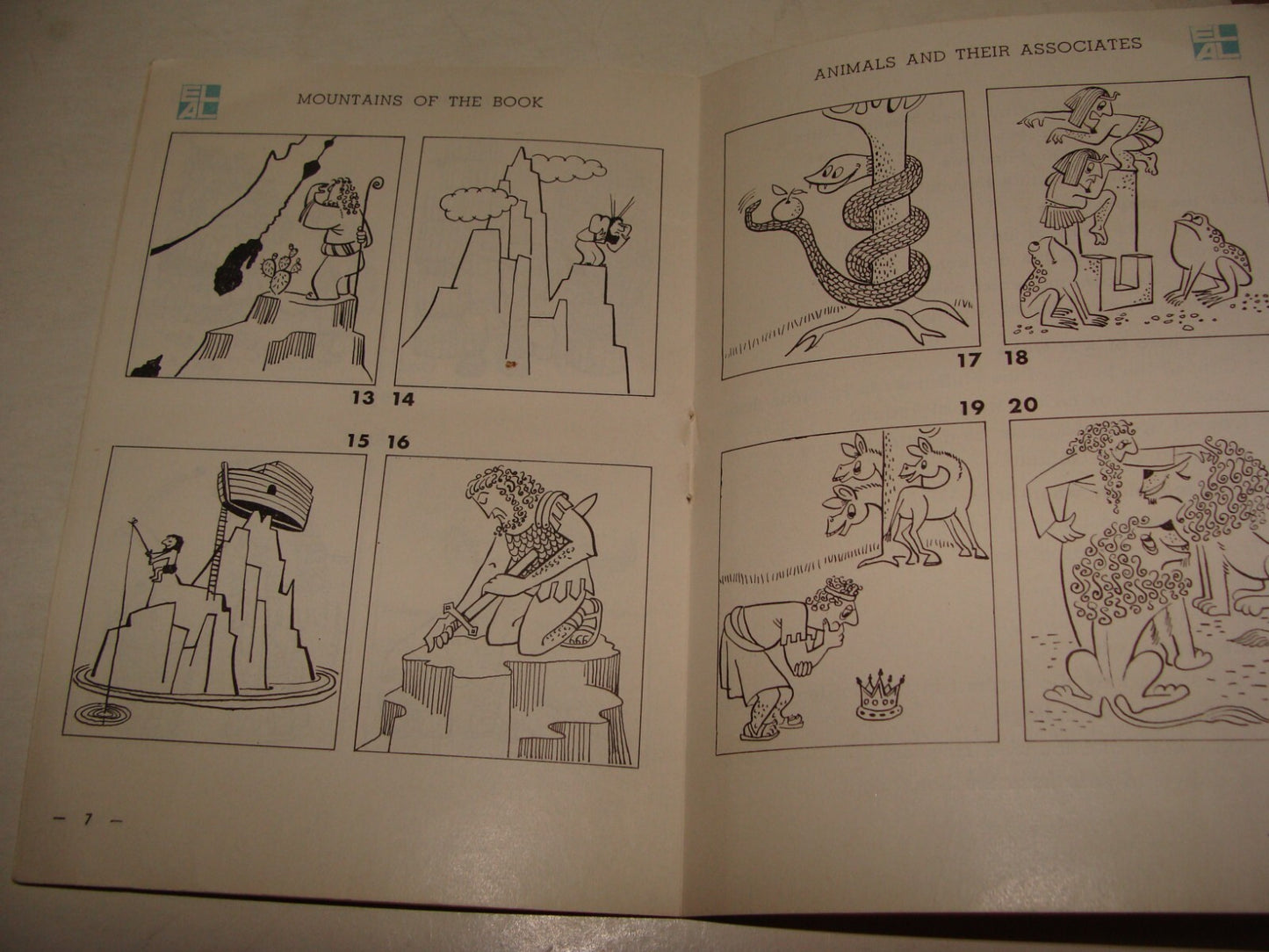 Jewish Judaica Israel Israeli EL AL Airlines 1970s Bible Quiz Brochure