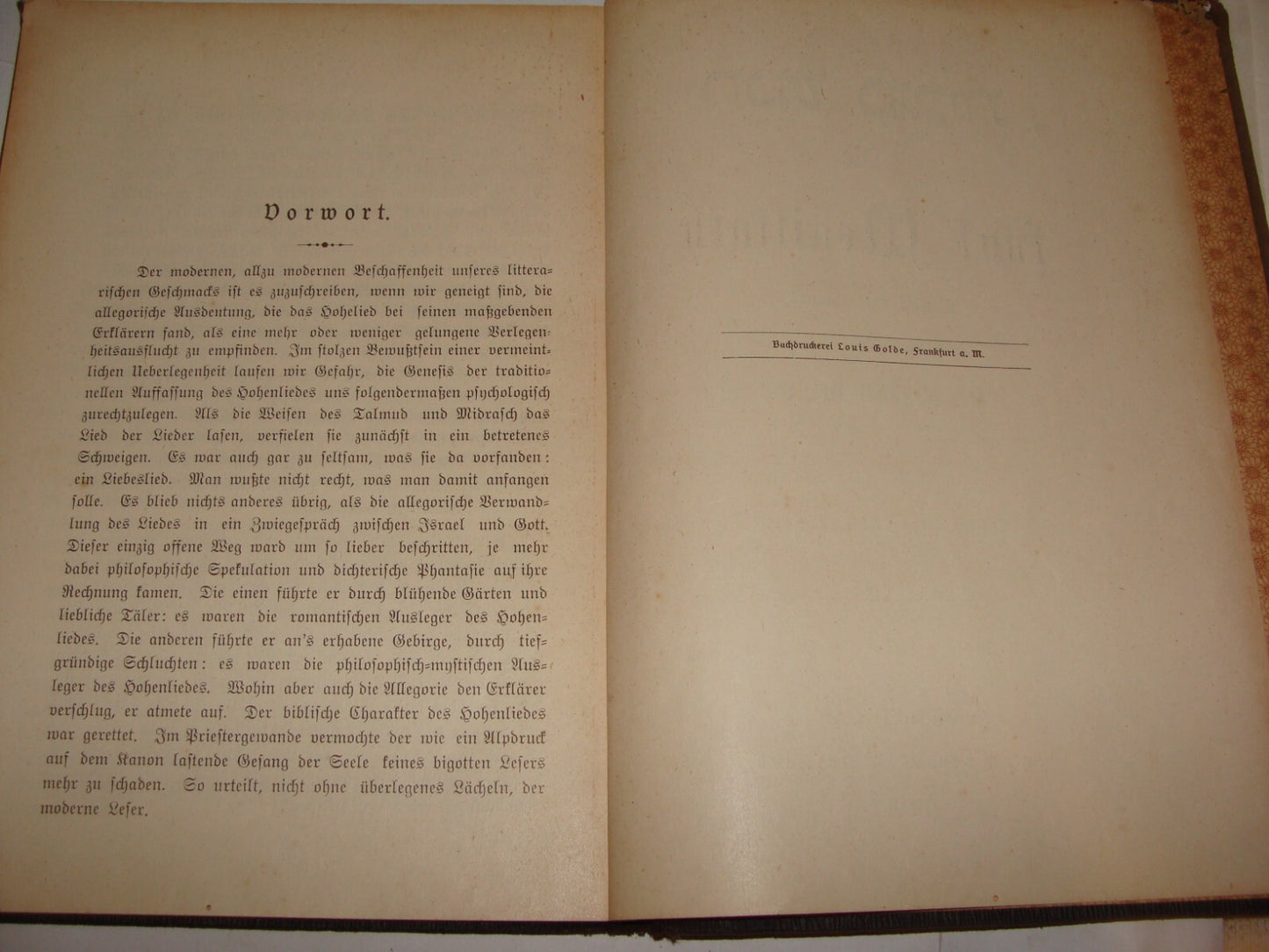 Germany Jewish Judaica 1912 Frankfurt חמש מגלות Dr. Raphael Breuer Hebrew German