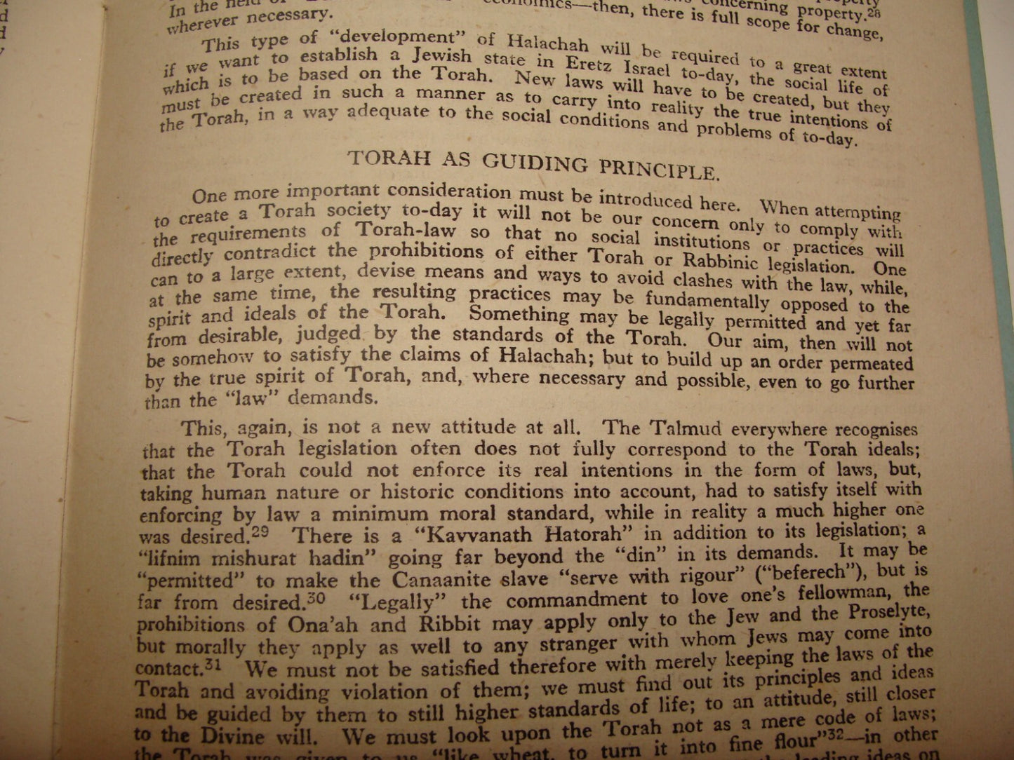 Jewish Judaica 1944 TORAH AND SOCIAL ORDER Rabbi Heinemann Zionist London Youth