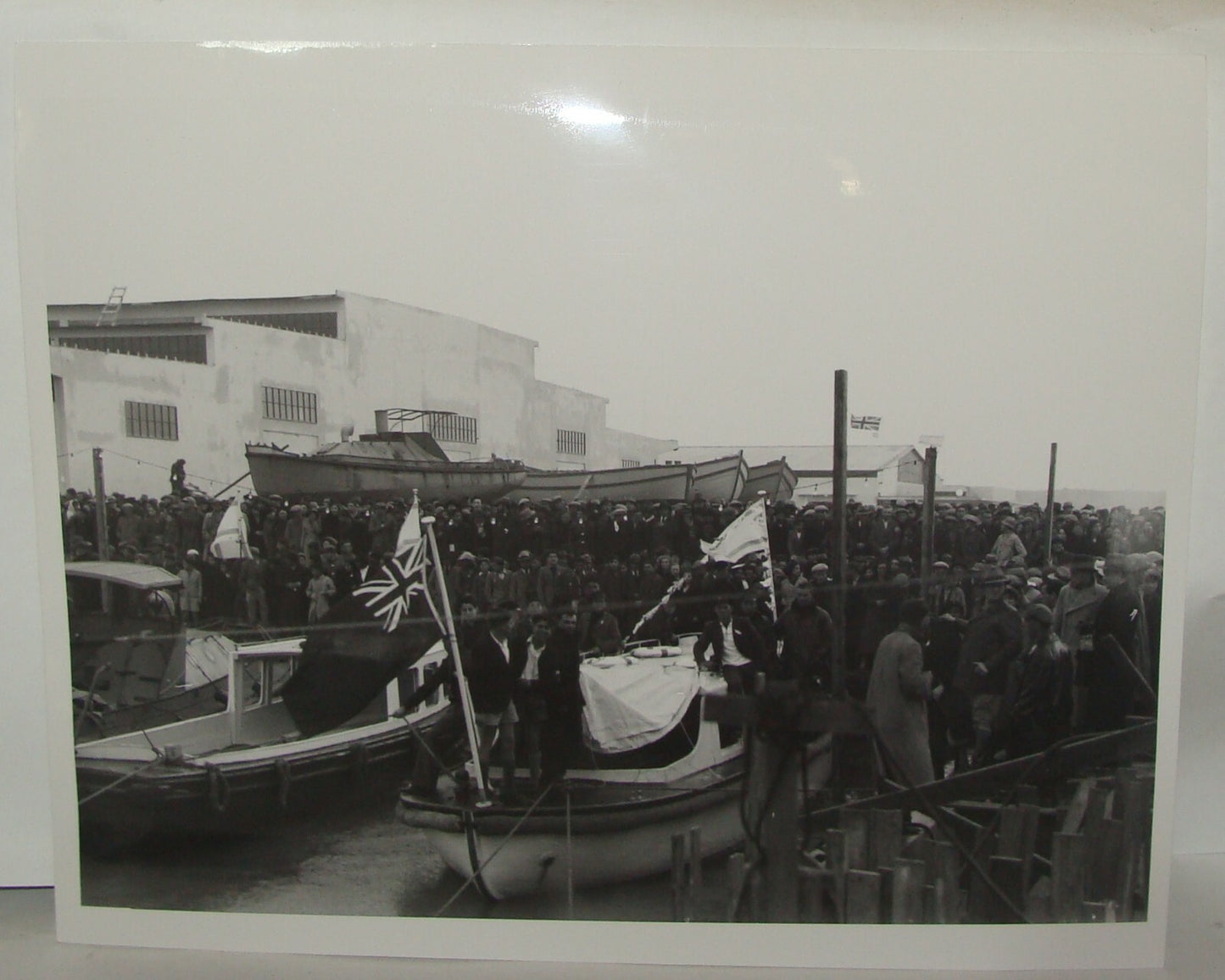 Photo Print, 1938 British Palestine Israel Tel Aviv Port Official Opening