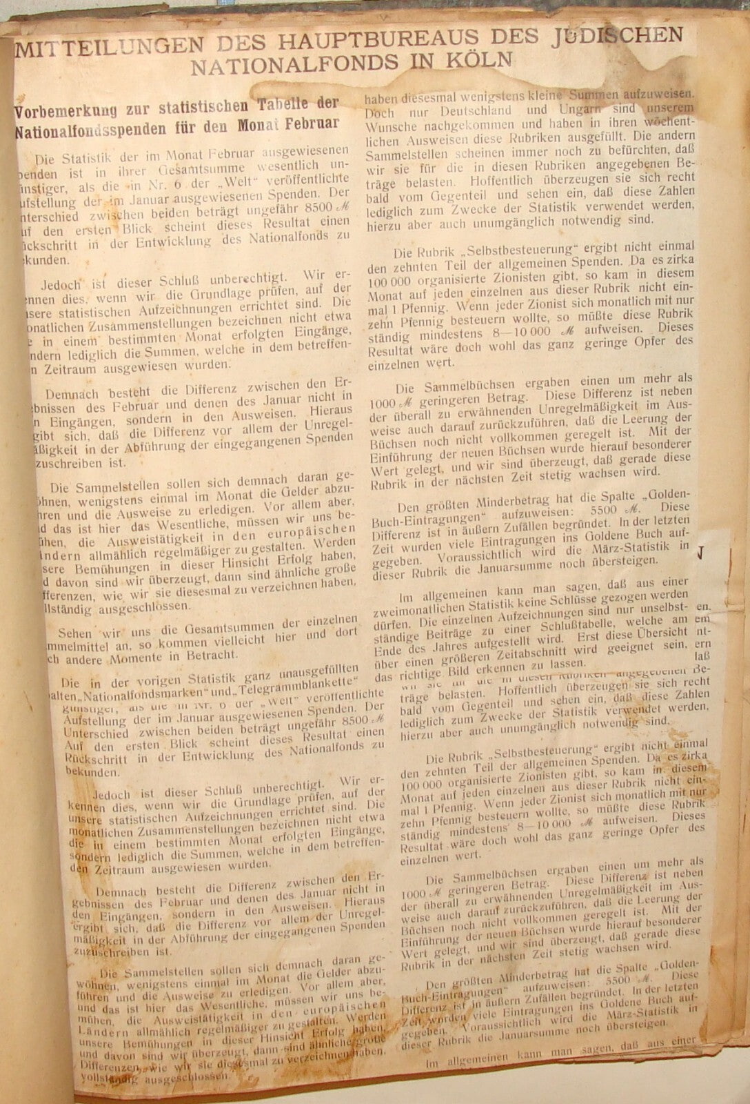 Germany Newspaper Jewish Book National Fund Judaica 1908 German Die Welt Zionist