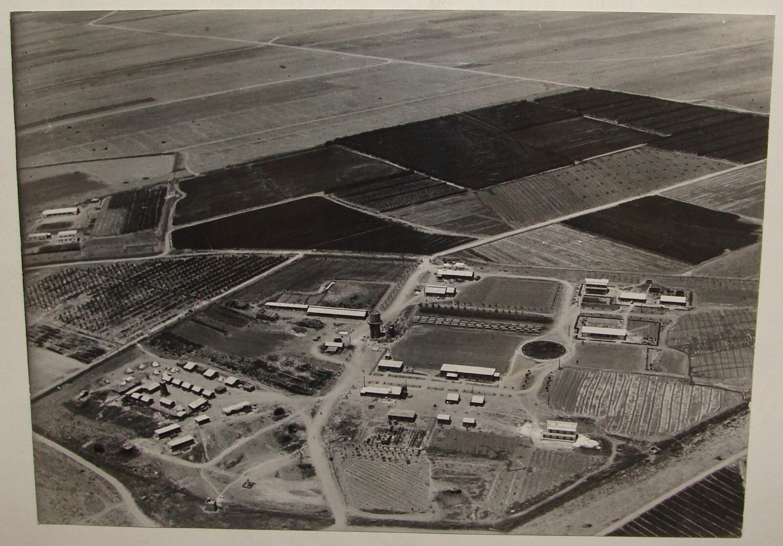 Photo Print Jewish Judaica Palestine Israel KIBBUTZ SHAAR HAGOLAN WALL AND TOWER