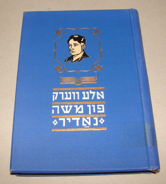 Book Jewish Judaica Yiddish 1928 Poland Lithuania Vilnius Moshe Nadir Works