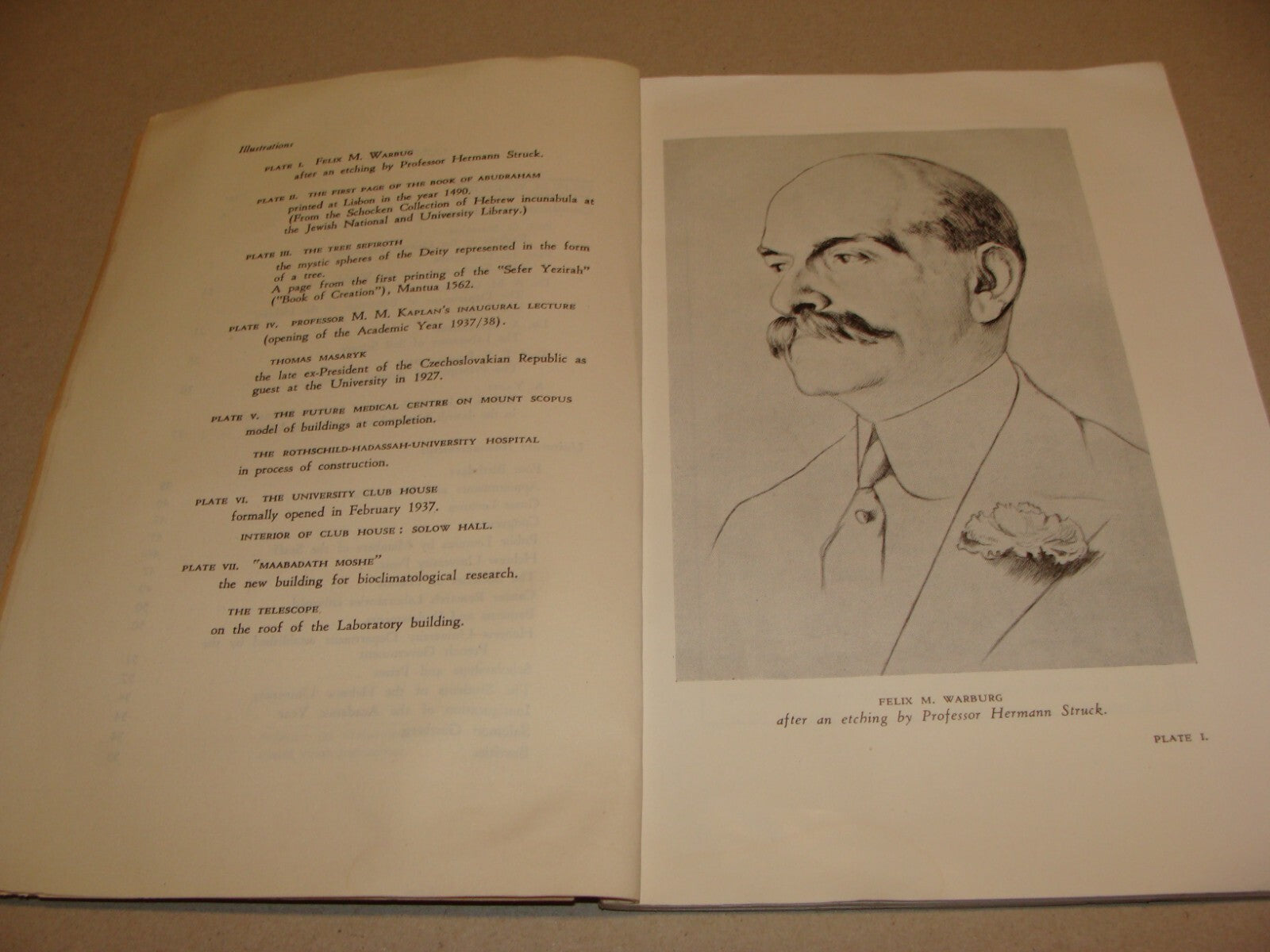 Bulletin Palestine Jewish Judaica 1938 Israel Jerusalem Hebrew University