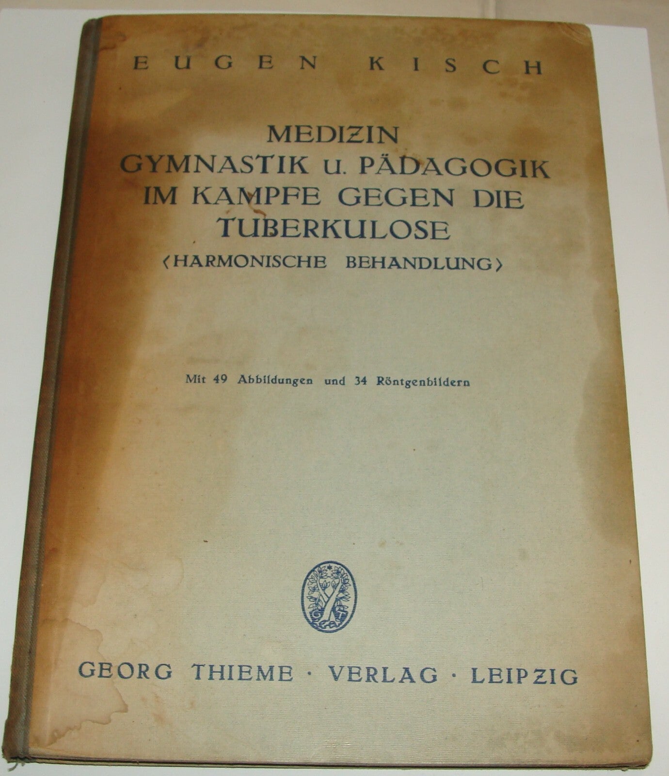 Germany German 1930 Book Health Medical Medicine Tuberculosis Eugen Kisch