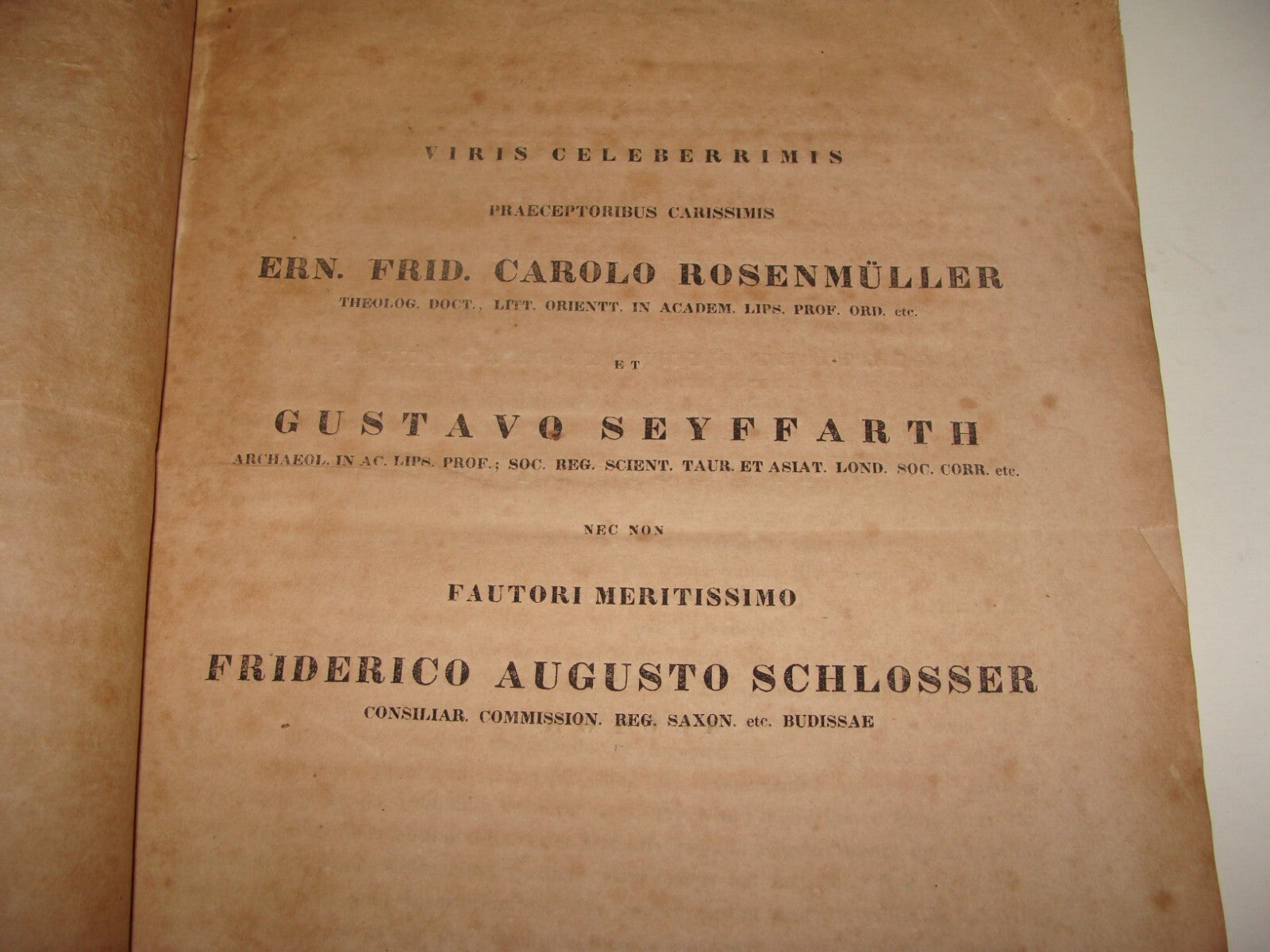 Germany 1833 E. Beer German Papyri Inscriptions Egypt Jewish Hebrew Paleography