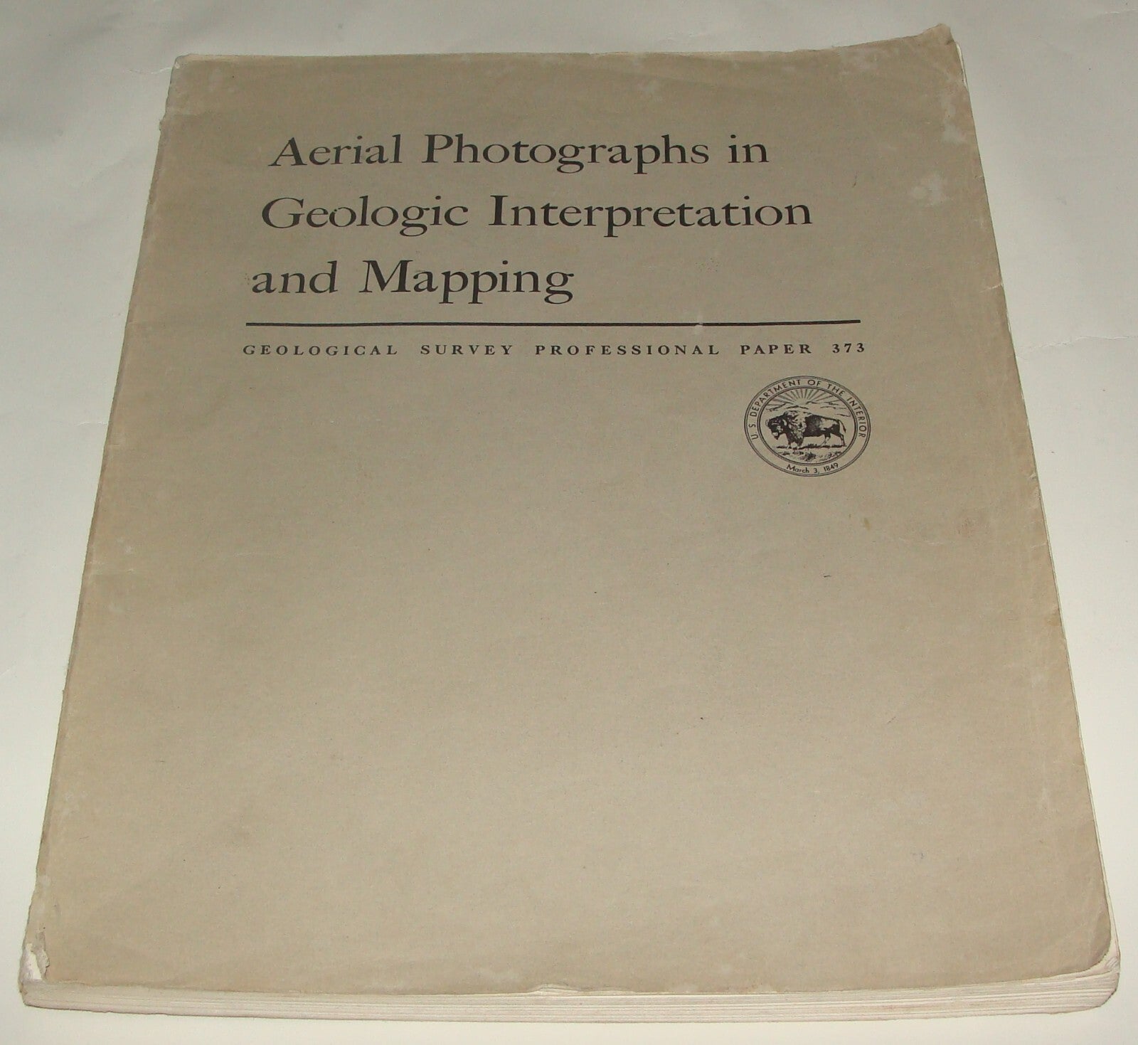 AERIAL PHOTOGRAPH GEOLOGIC INTERPRETATION MAPPING RICHARD RAY Map Geology Book