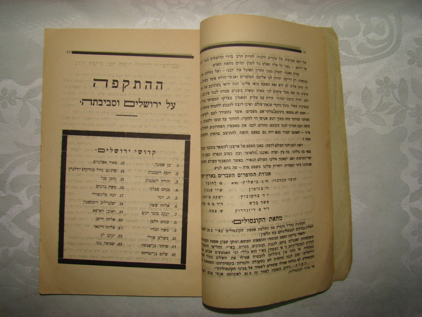Book Jewish RARE Judaica Hebrew Palestine Israel 1929 Arab Riots Jerusalem תרפ"ט
