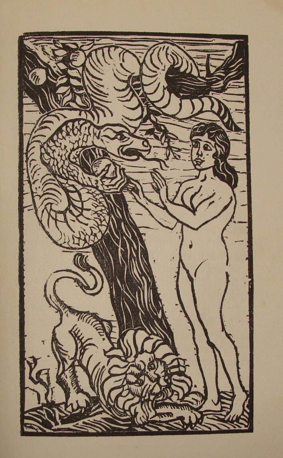 Germany Book Jewish Judaica 1923 Berlin Hebrew German Woodcut Art ספר הישר