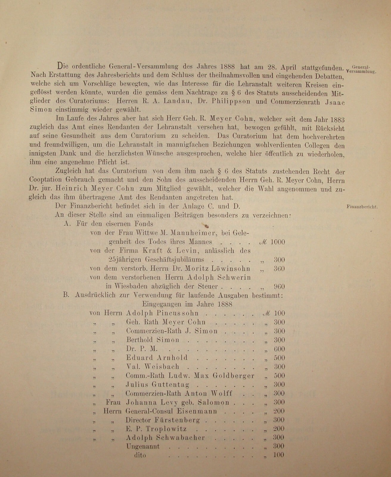 Germany Booklet Jewish RARE Judaica Antique 1889 German Berlin Rabbi University