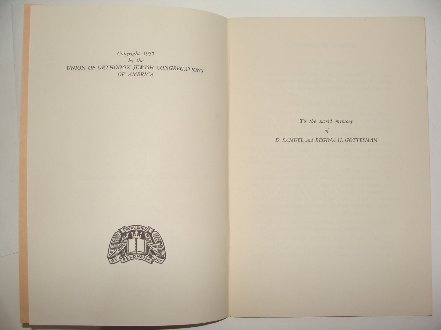 Booklet Jewish Judaica 1957 Rabbi Leo Jung Essentials of Judaism New York USA