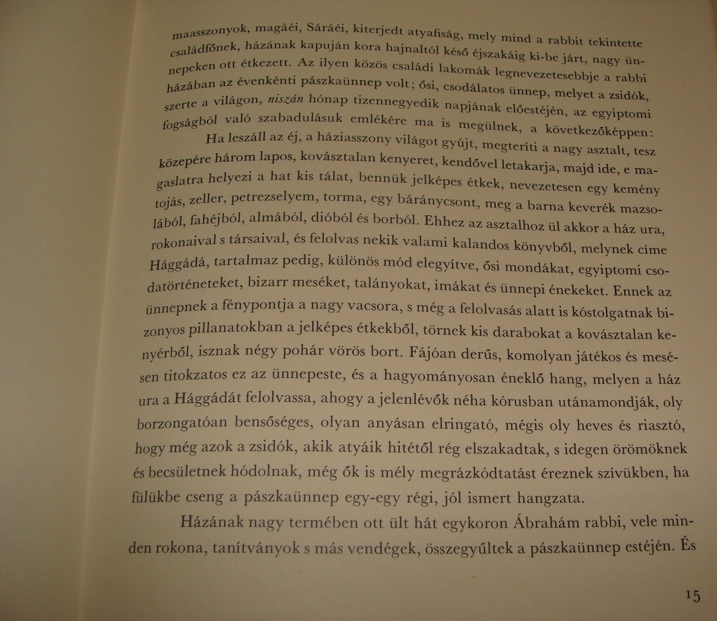 Jewish Judaica 1982 Hungary Budapest A Bacherachi Rabbi Heine Heinrich Passover