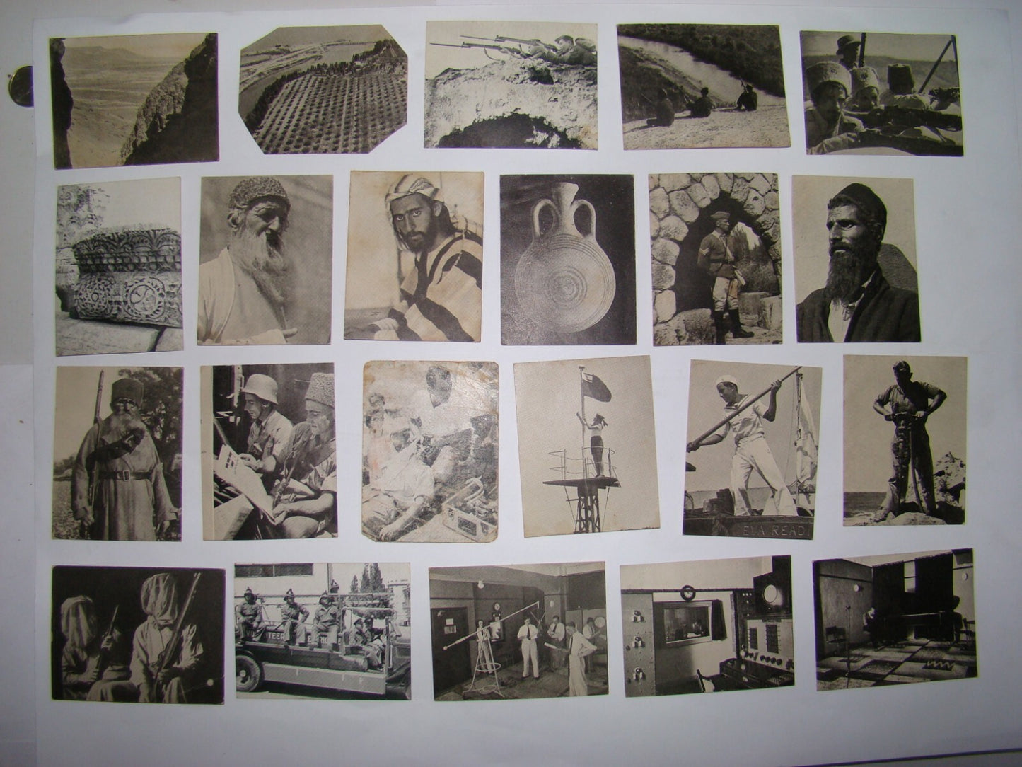 Card Palestine RARE Jewish Judaica Israel Zionist 1939 Album Cigarettes + 78