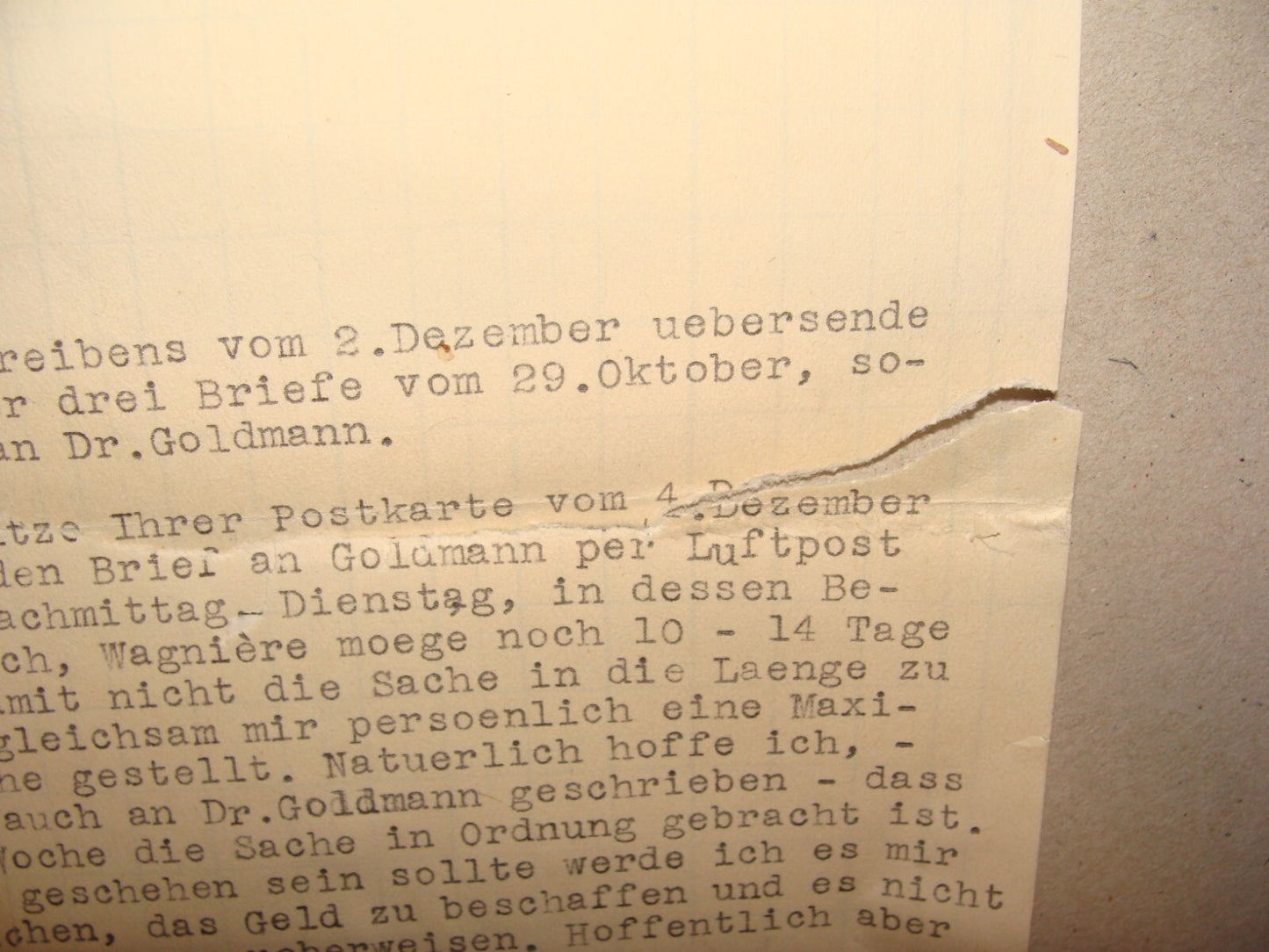 Letter Jewish Council France Paris German Signed To Dr Feinberg Zionist